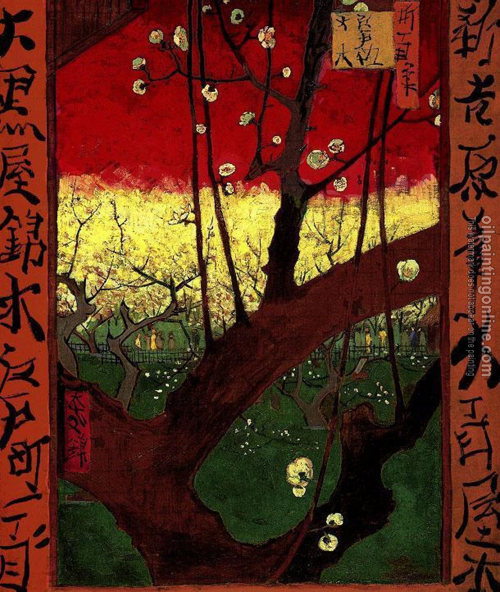 Gogh, Vincent van - Japonaiserie, Flowering Plum Tree